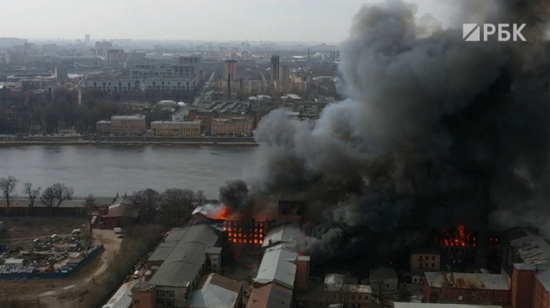 Названа основная версия пожара на «Невской мануфактуре»