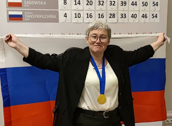 Тамара Тансыккужина из Уфы защитила титул чемпионки мира по шашкам