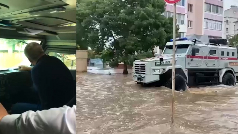 Аксенов попросит у Путина финансовую помощь из-за потопа
