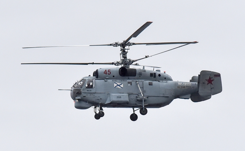 На Камчатке совершил жесткую посадку вертолет Ка-27