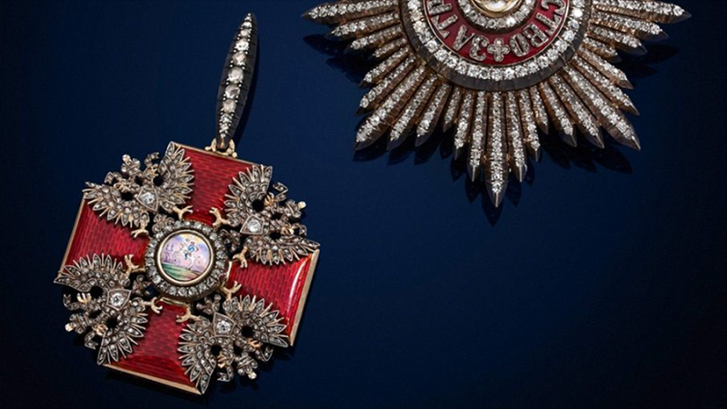Орден Александра Невского времен Российской империи выставлен на торги во Франции