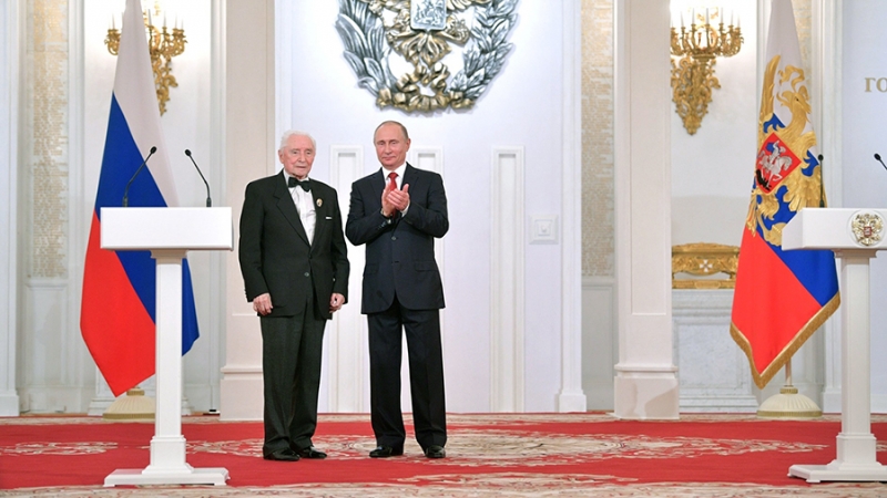 Путин поздравил народного артиста СССР Григоровича с 95-летием