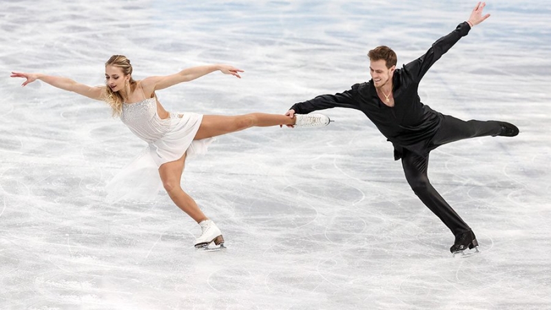 Фигуристы Синицина и Кацалапов завоевали серебро в танцах на льду на ОИ