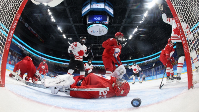 Женская сборная ОКР по хоккею проиграла канадкам в матче олимпийского турнира