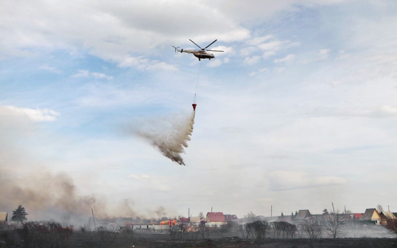 Из-за пожаров в Курганской области эвакуировали более 500 человек
