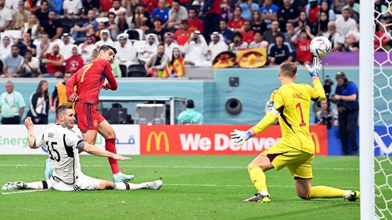 Сборные Испании и Германии сыграли вничью на ЧМ-22 по футболу