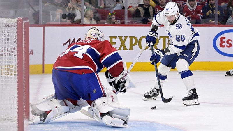Хоккеист Кучеров сравнялся с лидером по числу передач за сезон НХЛ Макдэвидом
