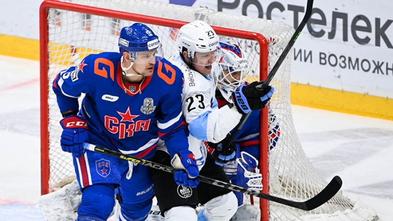 Минское «Динамо» победило СКА в первом матче плей-офф КХЛ